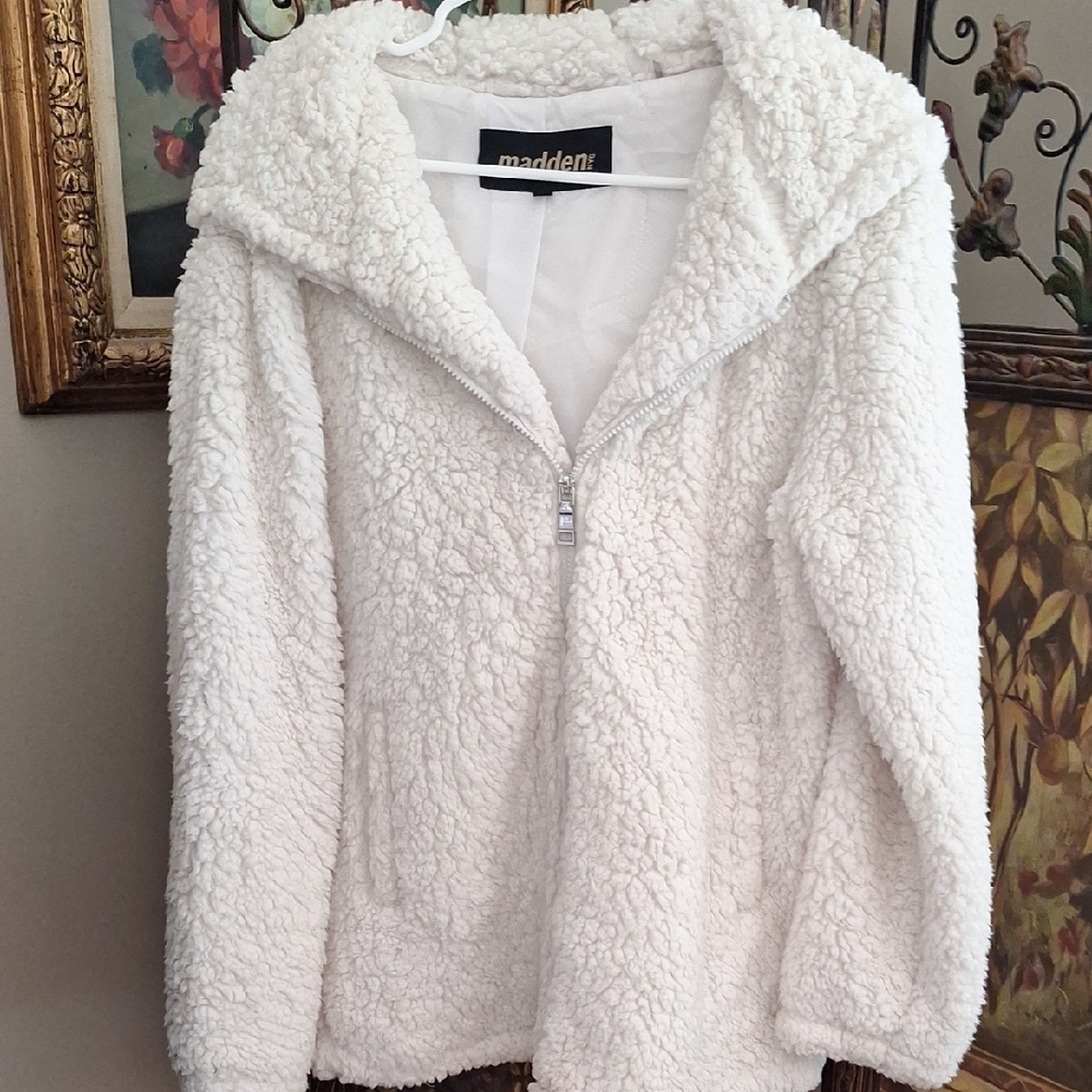 Womens Teddy Coat STEVE MADDEN size M